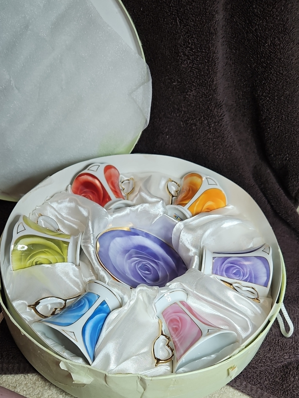 Casati Fine Pastel Rose Porcelain Tea Cup Set - Multicolor
